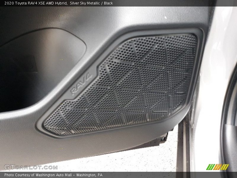 Silver Sky Metallic / Black 2020 Toyota RAV4 XSE AWD Hybrid
