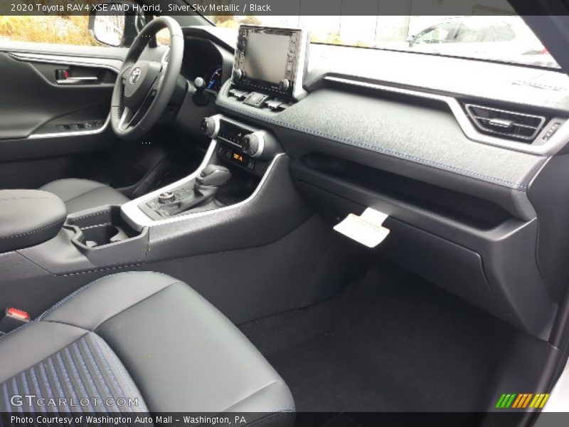 Silver Sky Metallic / Black 2020 Toyota RAV4 XSE AWD Hybrid