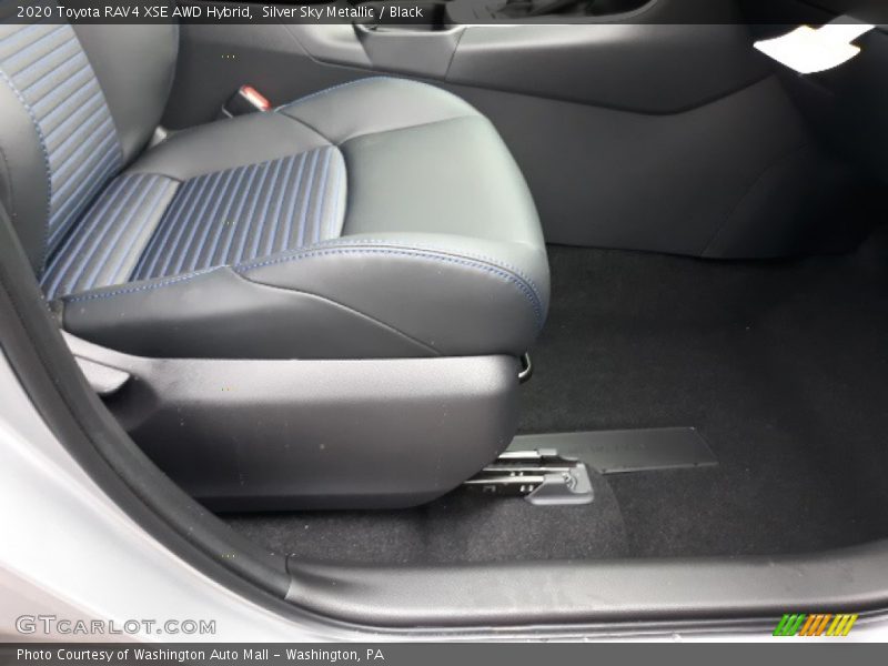 Silver Sky Metallic / Black 2020 Toyota RAV4 XSE AWD Hybrid