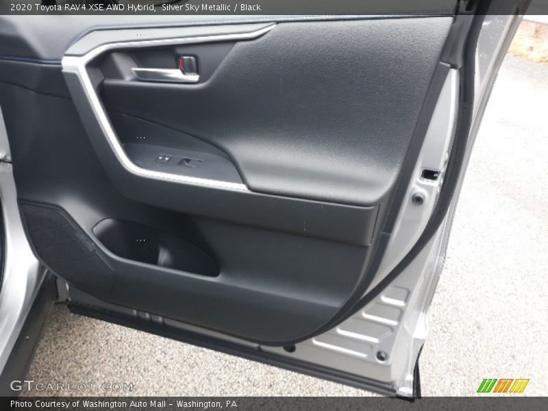 Silver Sky Metallic / Black 2020 Toyota RAV4 XSE AWD Hybrid