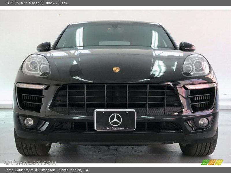Black / Black 2015 Porsche Macan S