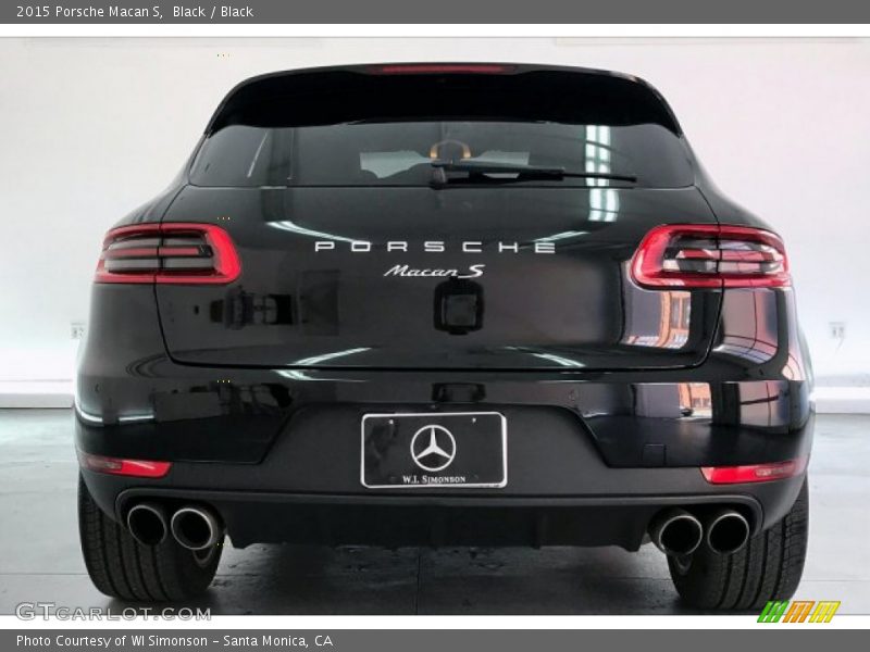 Black / Black 2015 Porsche Macan S
