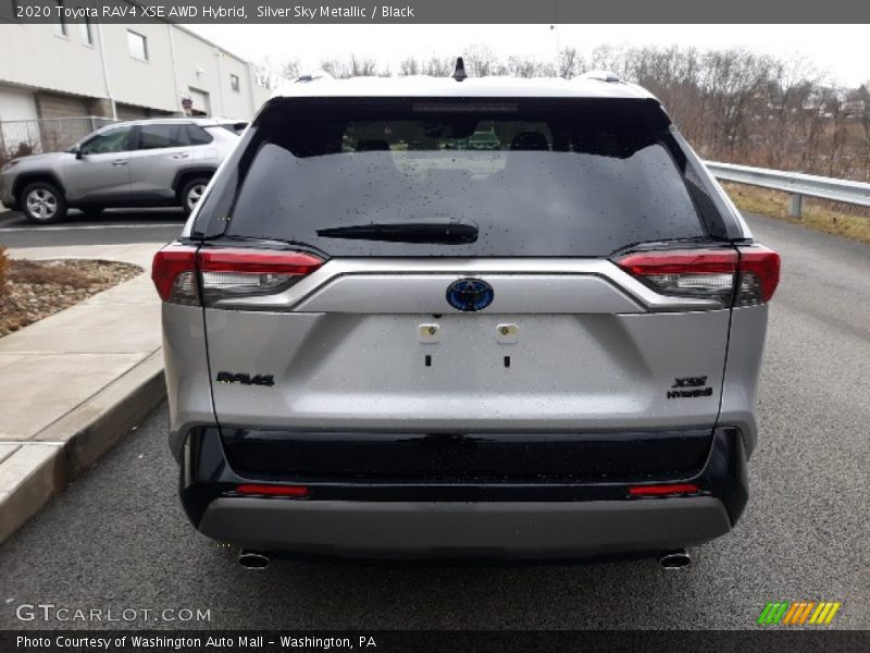 Silver Sky Metallic / Black 2020 Toyota RAV4 XSE AWD Hybrid
