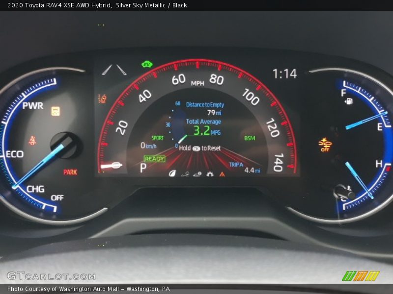 2020 RAV4 XSE AWD Hybrid XSE AWD Hybrid Gauges