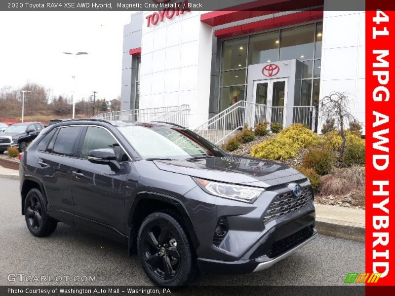 Magnetic Gray Metallic / Black 2020 Toyota RAV4 XSE AWD Hybrid