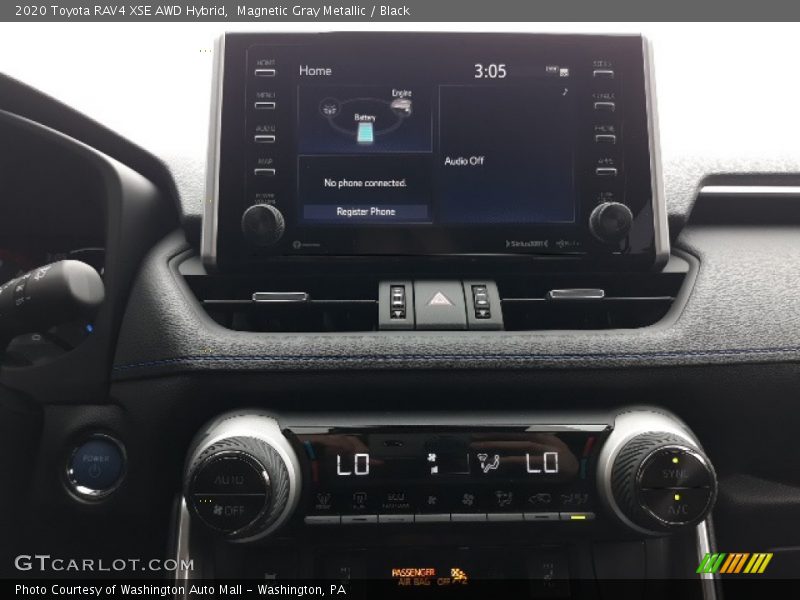Magnetic Gray Metallic / Black 2020 Toyota RAV4 XSE AWD Hybrid