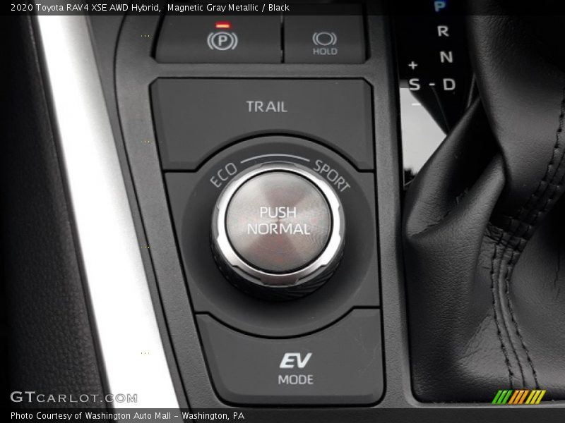 Controls of 2020 RAV4 XSE AWD Hybrid