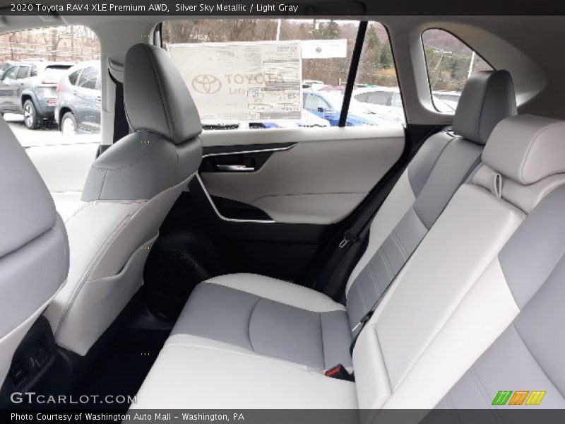Silver Sky Metallic / Light Gray 2020 Toyota RAV4 XLE Premium AWD