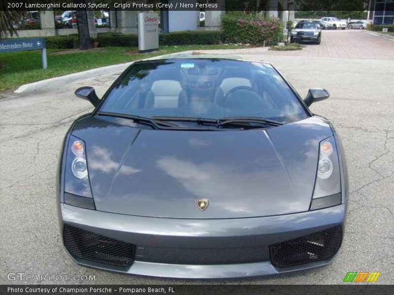 Grigio Proteus (Grey) / Nero Perseus 2007 Lamborghini Gallardo Spyder