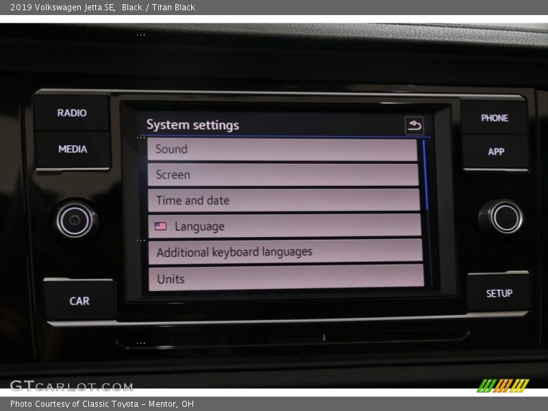 Black / Titan Black 2019 Volkswagen Jetta SE