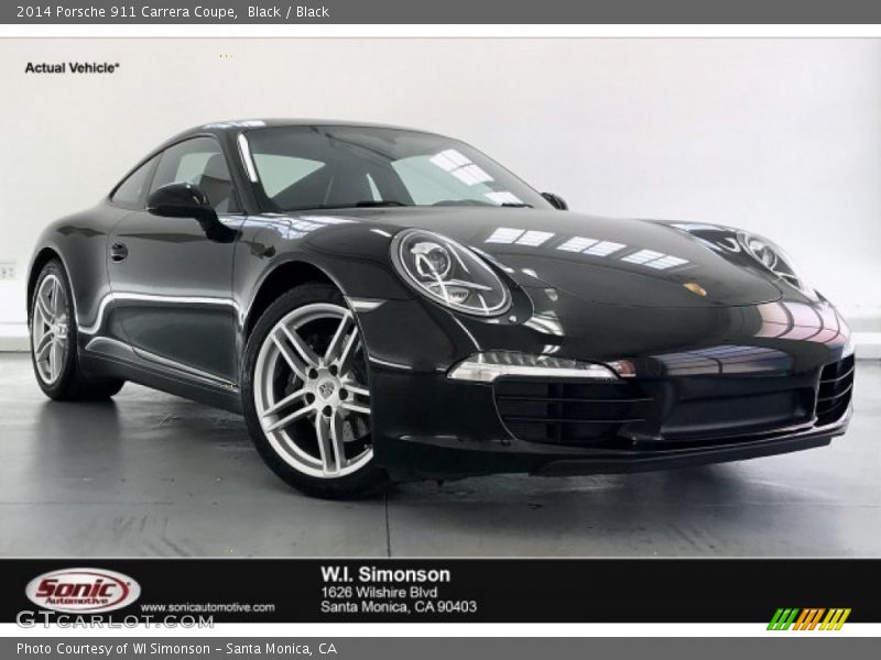 Black / Black 2014 Porsche 911 Carrera Coupe