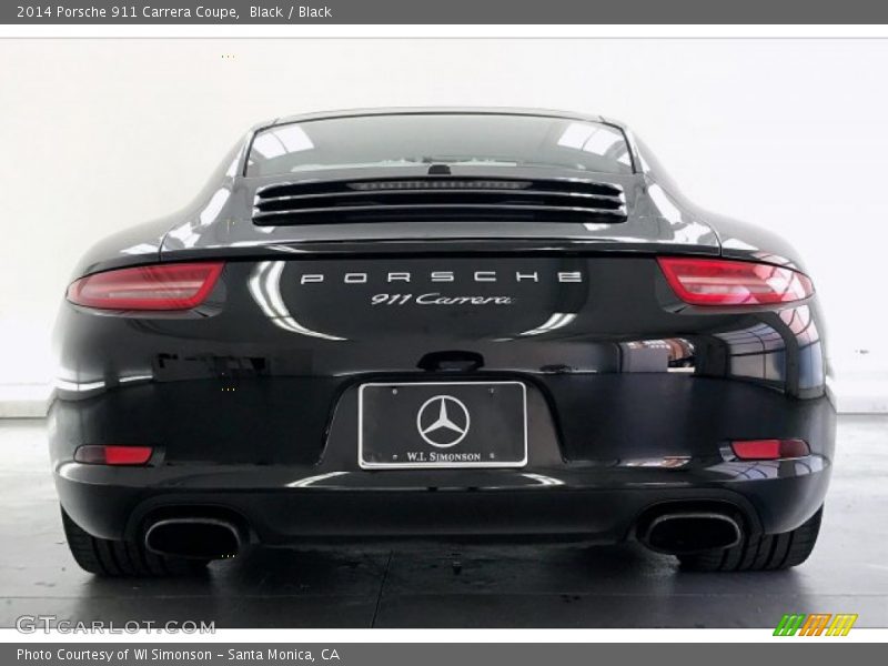 Black / Black 2014 Porsche 911 Carrera Coupe
