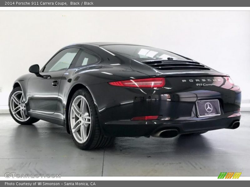 Black / Black 2014 Porsche 911 Carrera Coupe