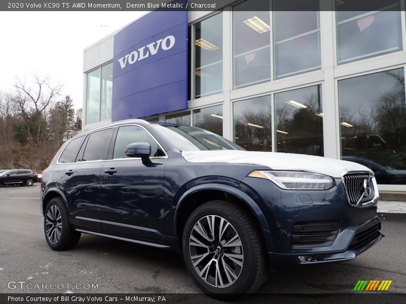 Denim Blue Metallic / Charcoal 2020 Volvo XC90 T5 AWD Momentum