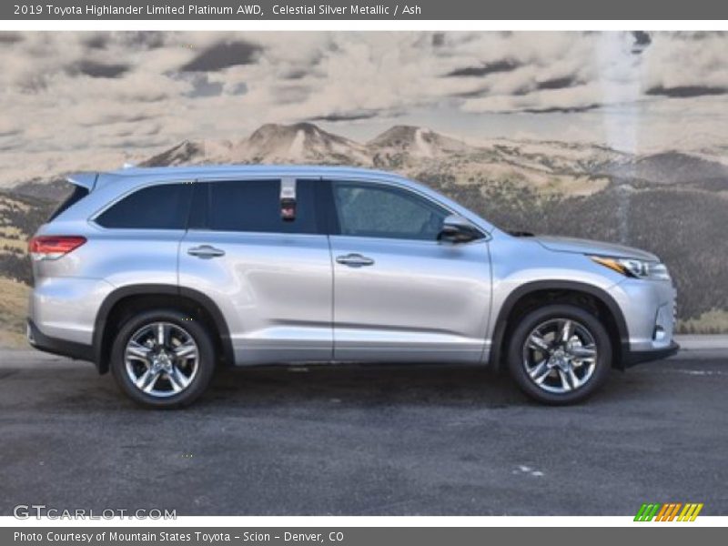 Celestial Silver Metallic / Ash 2019 Toyota Highlander Limited Platinum AWD