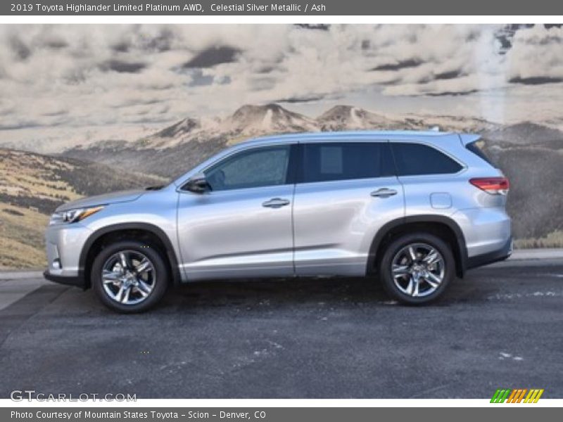 Celestial Silver Metallic / Ash 2019 Toyota Highlander Limited Platinum AWD