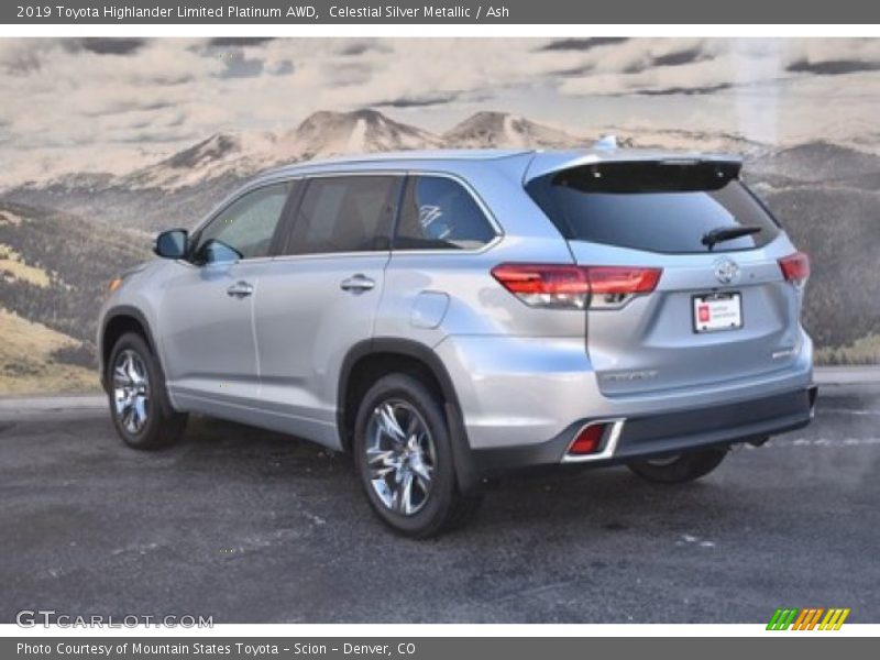 Celestial Silver Metallic / Ash 2019 Toyota Highlander Limited Platinum AWD