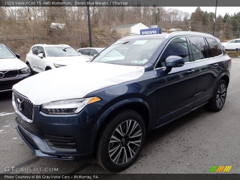 Denim Blue Metallic / Charcoal 2020 Volvo XC90 T5 AWD Momentum