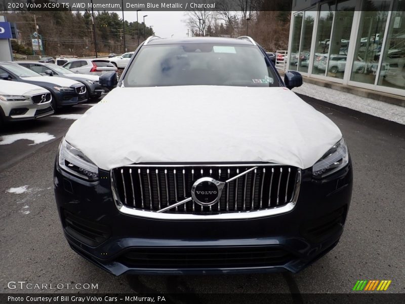 Denim Blue Metallic / Charcoal 2020 Volvo XC90 T5 AWD Momentum