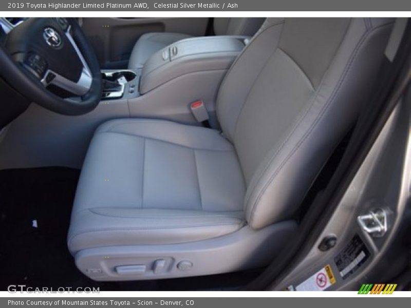 Celestial Silver Metallic / Ash 2019 Toyota Highlander Limited Platinum AWD