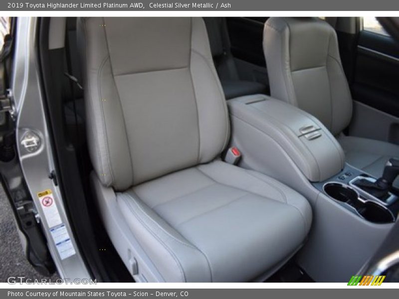 Celestial Silver Metallic / Ash 2019 Toyota Highlander Limited Platinum AWD