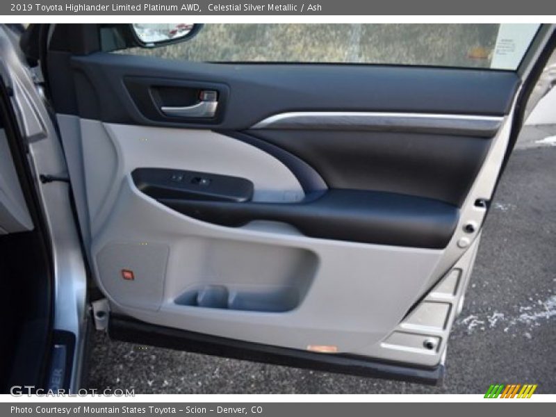 Celestial Silver Metallic / Ash 2019 Toyota Highlander Limited Platinum AWD