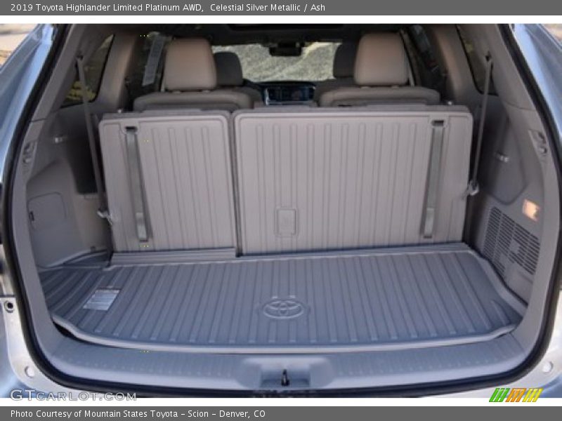 Celestial Silver Metallic / Ash 2019 Toyota Highlander Limited Platinum AWD