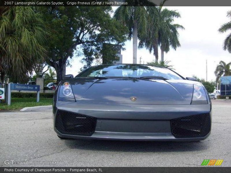 Grigio Proteus (Grey) / Nero Perseus 2007 Lamborghini Gallardo Spyder