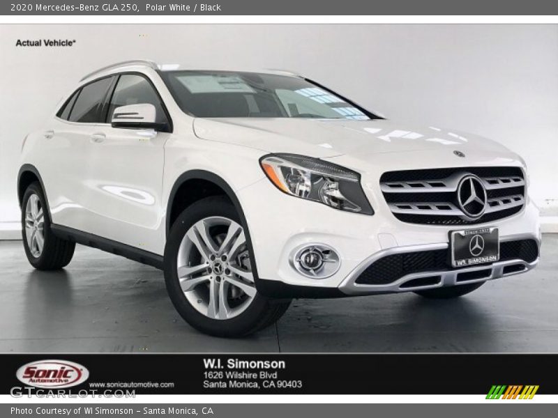 Polar White / Black 2020 Mercedes-Benz GLA 250