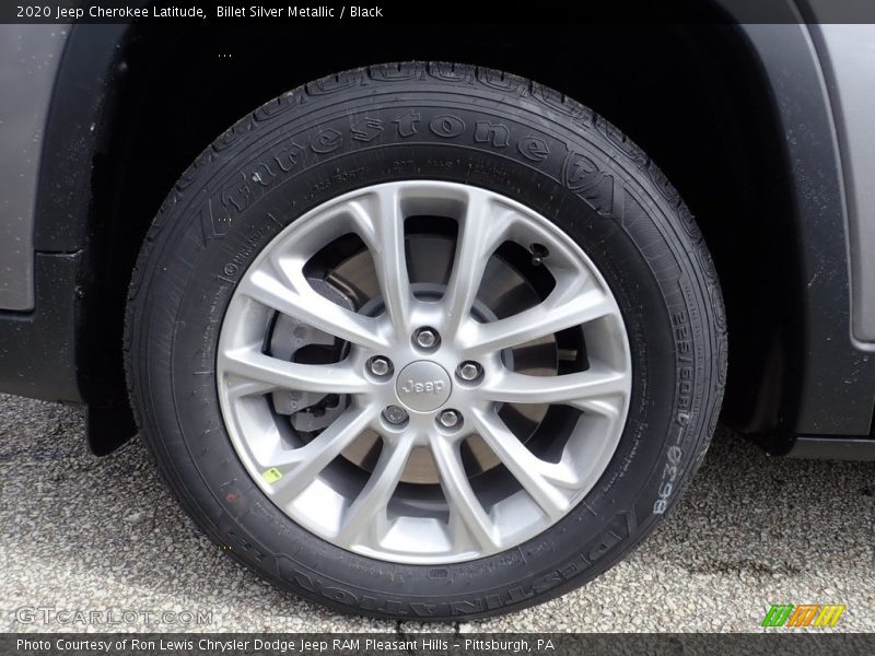 Billet Silver Metallic / Black 2020 Jeep Cherokee Latitude