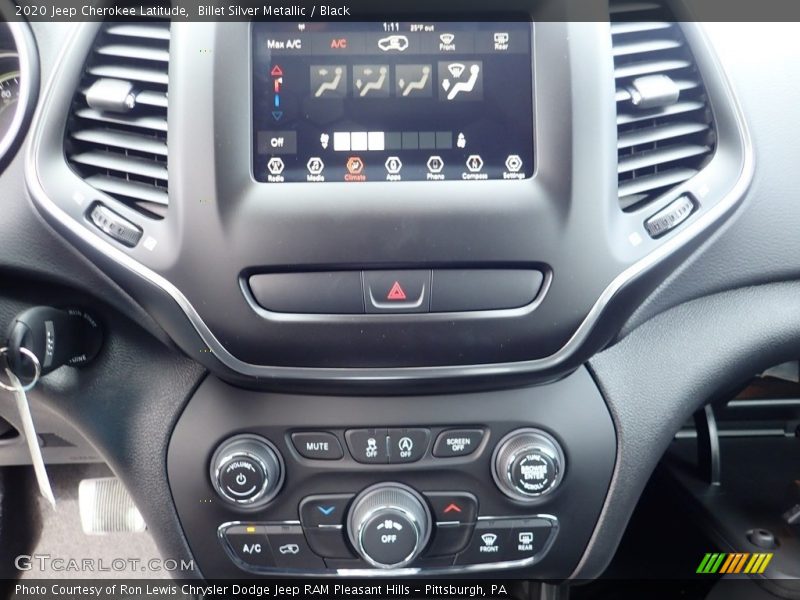 Billet Silver Metallic / Black 2020 Jeep Cherokee Latitude