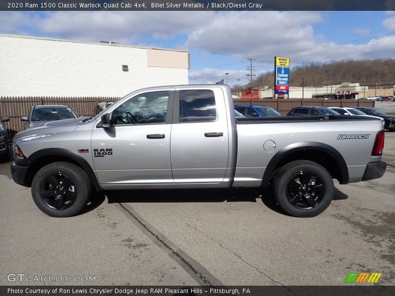  2020 1500 Classic Warlock Quad Cab 4x4 Billet Silver Metallic