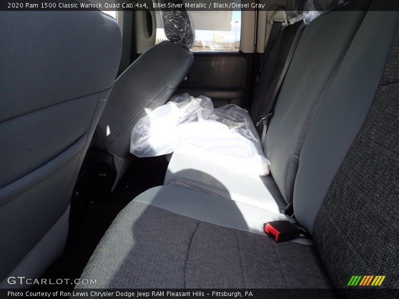Rear Seat of 2020 1500 Classic Warlock Quad Cab 4x4