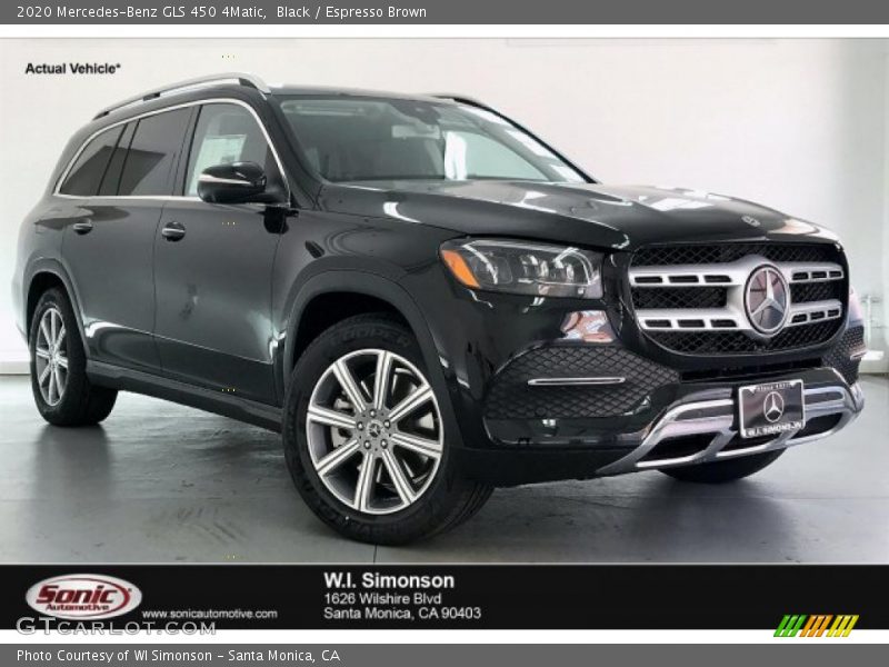 Black / Espresso Brown 2020 Mercedes-Benz GLS 450 4Matic