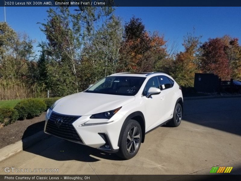 Eminent White Pearl / Creme 2020 Lexus NX 300h AWD