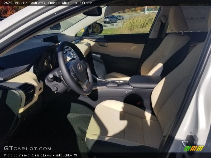 Eminent White Pearl / Creme 2020 Lexus NX 300h AWD