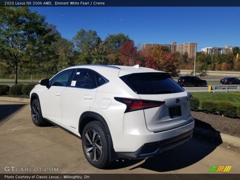 Eminent White Pearl / Creme 2020 Lexus NX 300h AWD