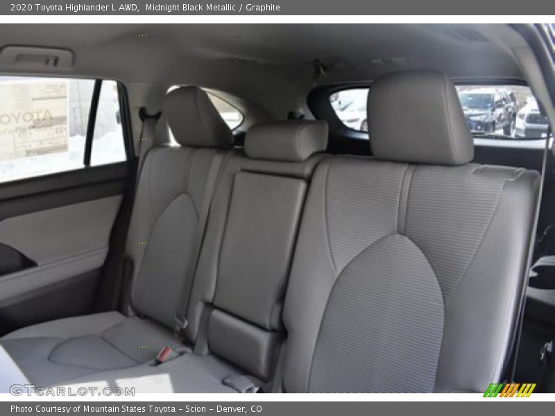 Midnight Black Metallic / Graphite 2020 Toyota Highlander L AWD