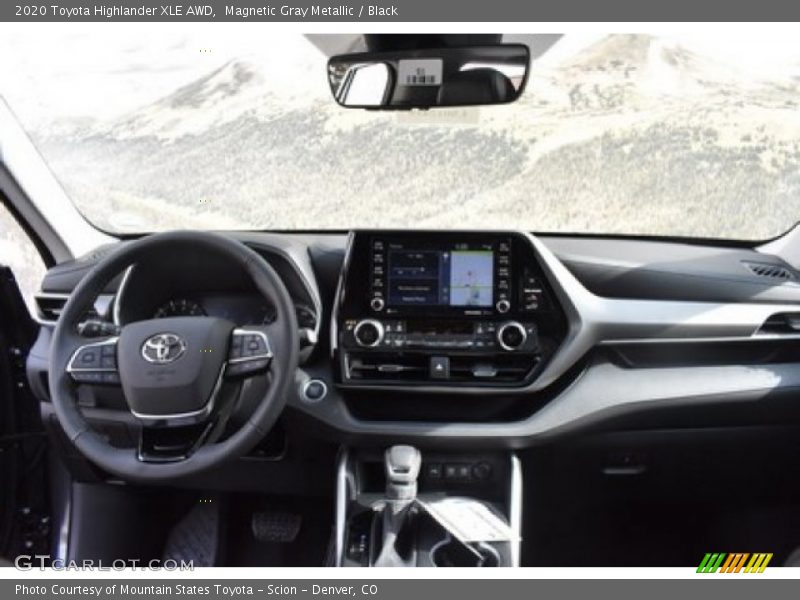 Magnetic Gray Metallic / Black 2020 Toyota Highlander XLE AWD
