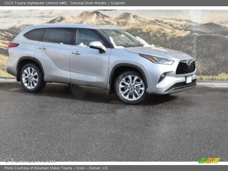 Celestial Silver Metallic / Graphite 2020 Toyota Highlander Limited AWD