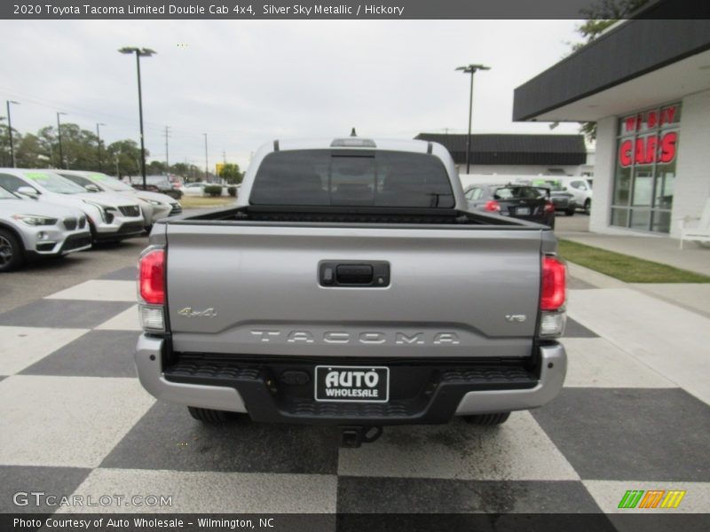 Silver Sky Metallic / Hickory 2020 Toyota Tacoma Limited Double Cab 4x4