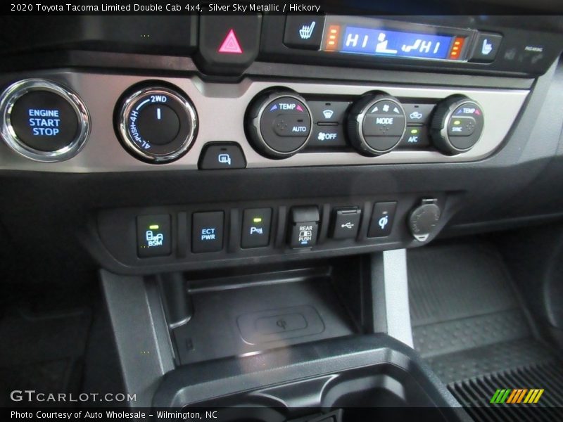Silver Sky Metallic / Hickory 2020 Toyota Tacoma Limited Double Cab 4x4