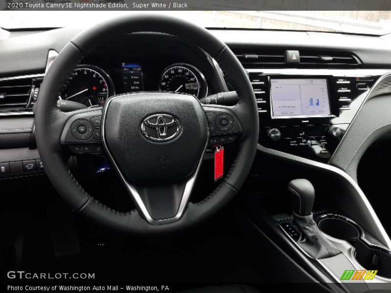Super White / Black 2020 Toyota Camry SE Nightshade Edition