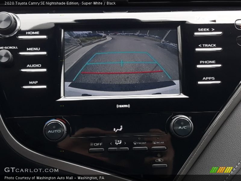 Controls of 2020 Camry SE Nightshade Edition
