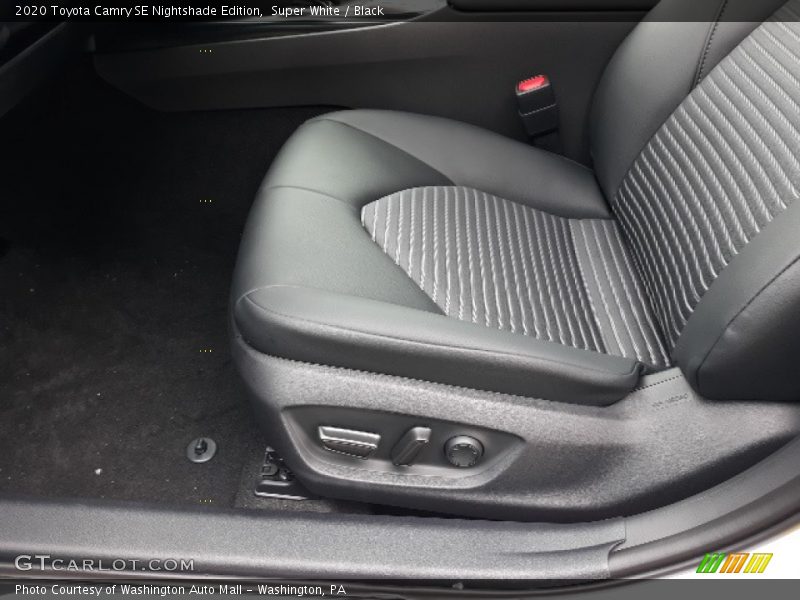 Front Seat of 2020 Camry SE Nightshade Edition