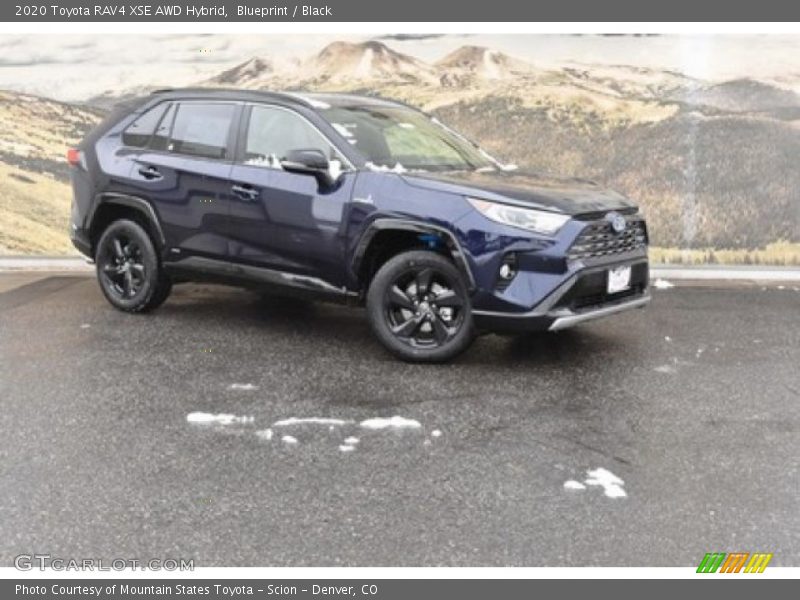 Blueprint / Black 2020 Toyota RAV4 XSE AWD Hybrid