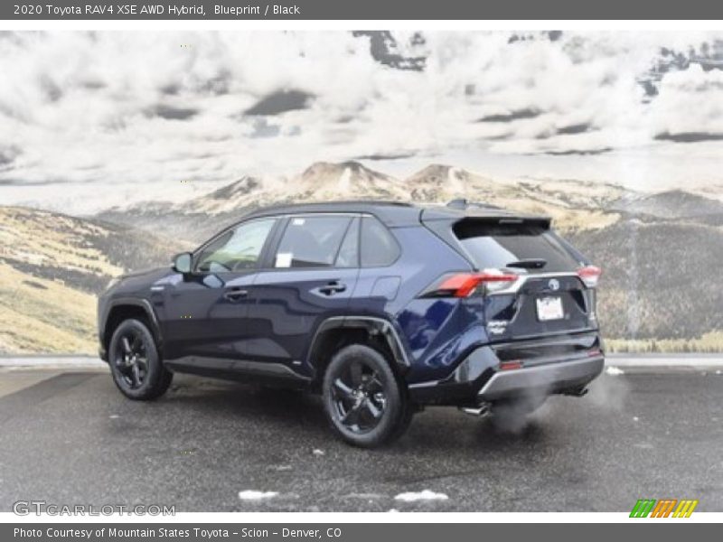 Blueprint / Black 2020 Toyota RAV4 XSE AWD Hybrid