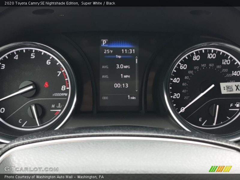  2020 Camry SE Nightshade Edition SE Nightshade Edition Gauges