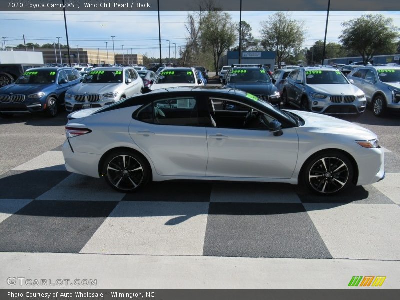 Wind Chill Pearl / Black 2020 Toyota Camry XSE
