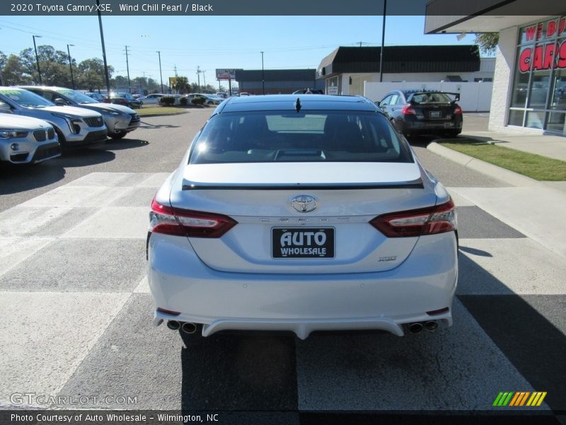 Wind Chill Pearl / Black 2020 Toyota Camry XSE